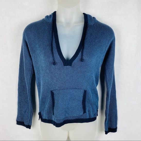 American Eagle Outfitters Sweaters - America Eagle Outfitters Hooded Sweater Blue